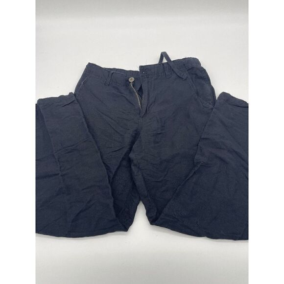 Linen Blend Pants For Women Casual Wear Elastic Waist Band & String Pockets Sz S - Picture 5 of 8